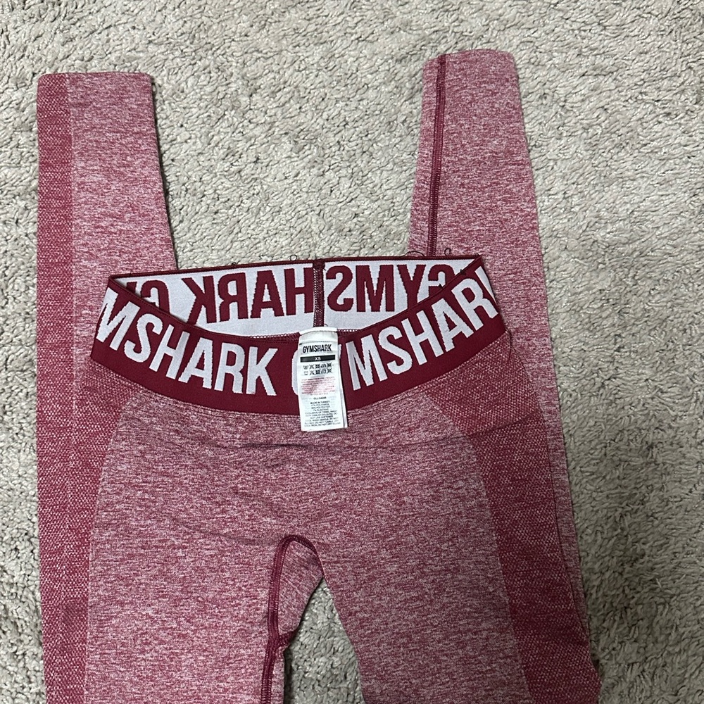 Gymshark Womens Red Leggings